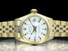 Rolex Datejust Lady Oro 6516 Jubilee Quadrante Bianco Romani